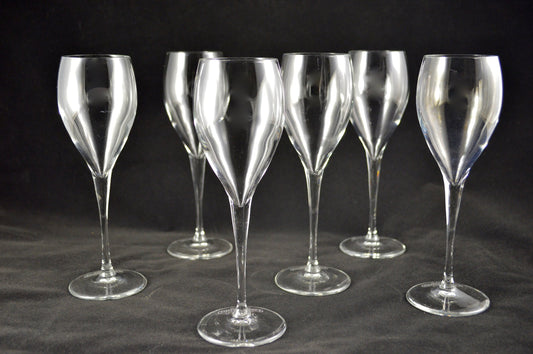 'Tulip' Champagne Flutes - 6 pack